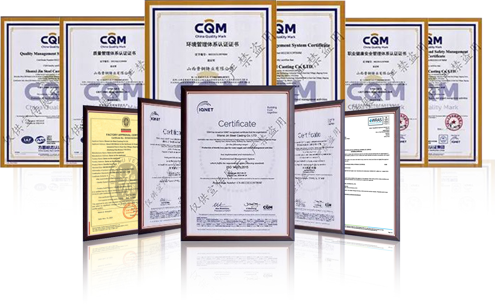 certificado de calidad de tuber&iacute;a de hierro d&uacute;ctil
